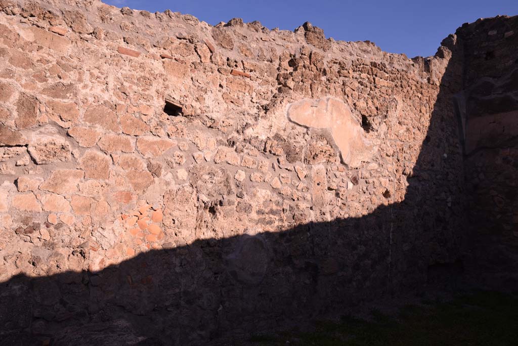I.4.7 Pompeii. October 2019. Looking towards north wall of triclinium.
Foto Tobias Busen, ERC Grant 681269 DCOR.
