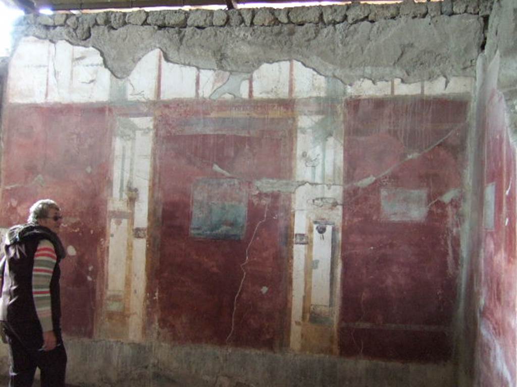 I.6.4 Pompeii. December 2005.  Room 2, West wall.   
