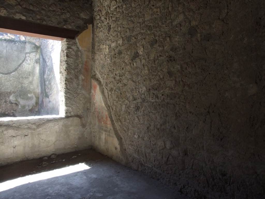 I.12.3 Pompeii.  March 2009.  Room 3.  Windowed triclinium. West wall.