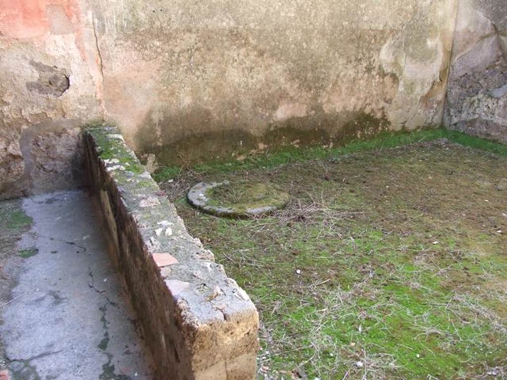 I.12.3 Pompeii.  March 2009.  Room 6.  Garden area.  South wall that used to show a garden painting.