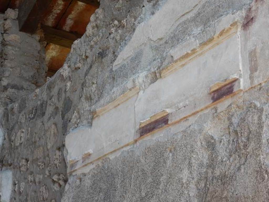 II.2.2 Pompeii. May 2016. Room 3, detail from south wall. Photo courtesy of Buzz Ferebee.