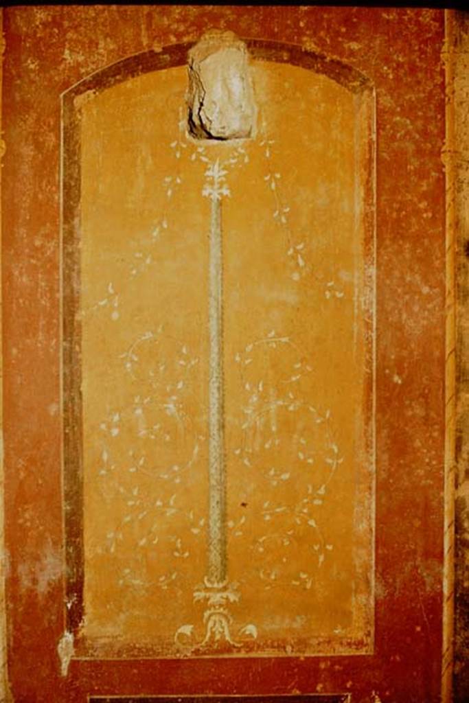 II.4.6 Pompeii. 1957. Painted wall panel from portico. Photo by Stanley A. Jashemski.
Source: The Wilhelmina and Stanley A. Jashemski archive in the University of Maryland Library, Special Collections (See collection page) and made available under the Creative Commons Attribution-Non Commercial License v.4. See Licence and use details.
J57f0110

