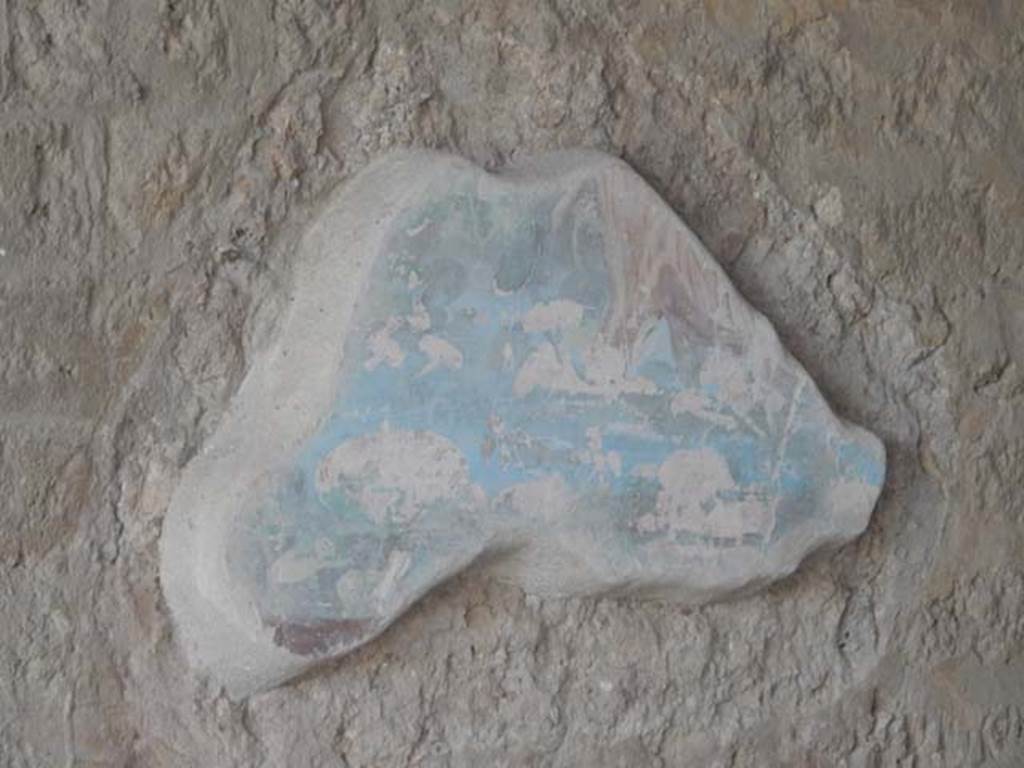 II.4.6 Pompeii. May 2016. Detail of painted decoration on south wall. Photo courtesy of Buzz Ferebee.