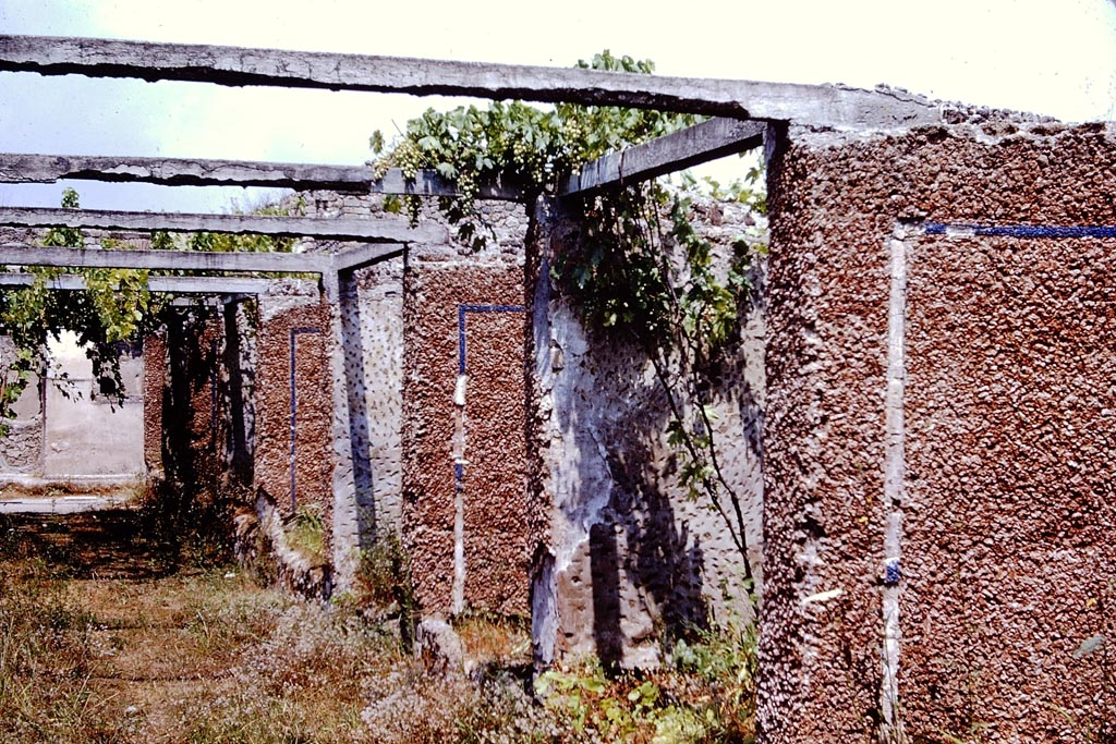 II.4.6 Pompeii. 1966. Niches in garden area. Photo by Stanley A. Jashemski.
Source: The Wilhelmina and Stanley A. Jashemski archive in the University of Maryland Library, Special Collections (See collection page) and made available under the Creative Commons Attribution-Non-Commercial License v.4. See Licence and use details.
J66f0628
