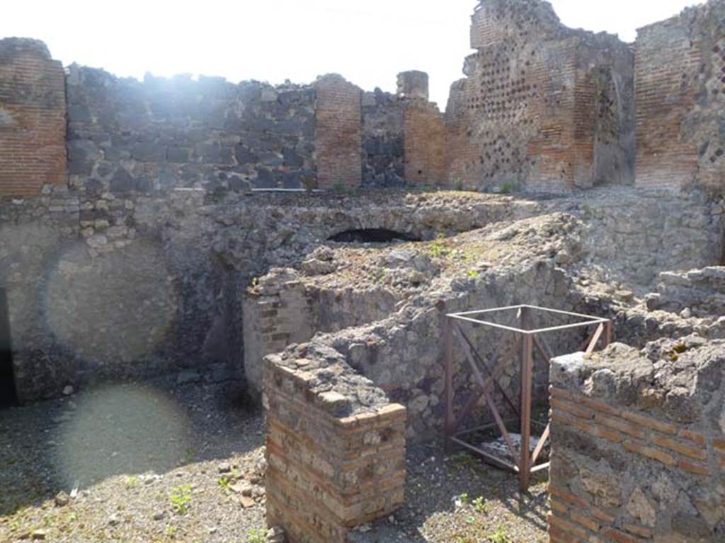 VI.17.36 Pompeii. May 2011. Looking north-west. Photo courtesy of Michael Binns.

