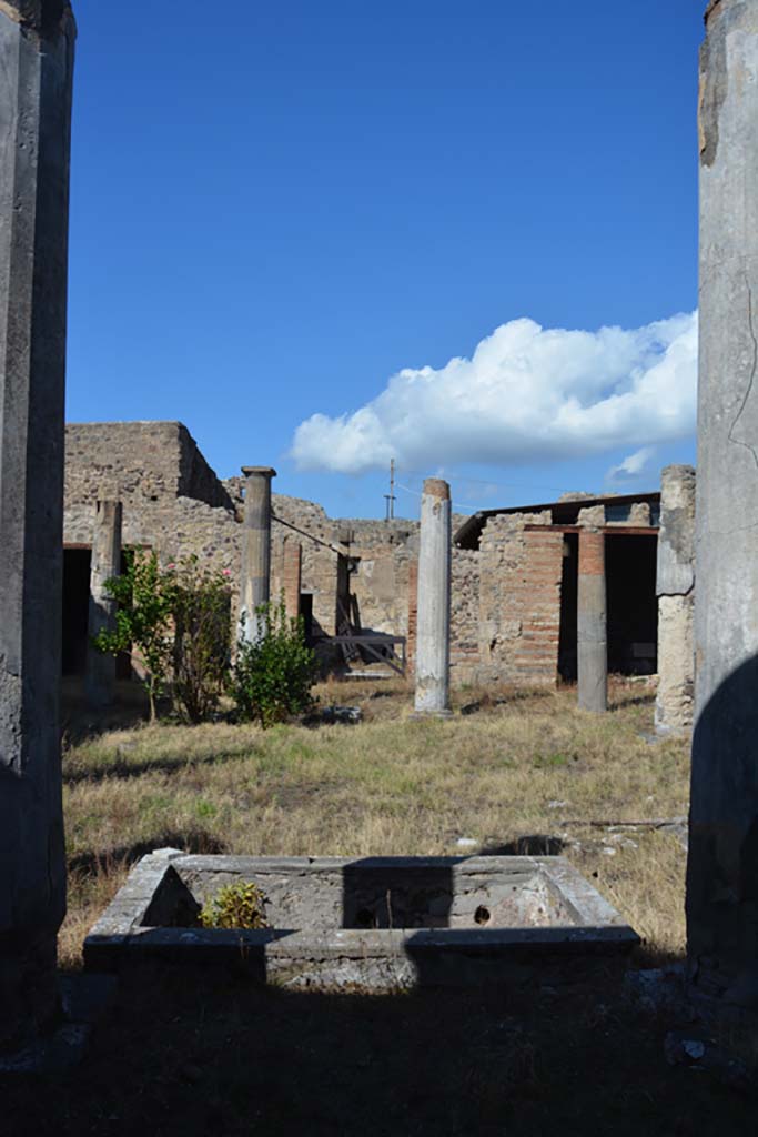 VII.2.16 Pompeii. October 2019. Looking north across pool from south portico.
Foto Annette Haug, ERC Grant 681269 DÉCOR.
