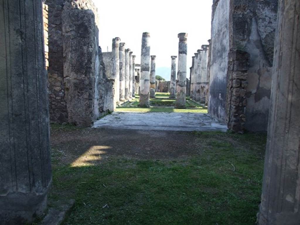VII.4.31 Pompeii.  March 2009.  Looking south through Room 23, towards Middle Peristyle.