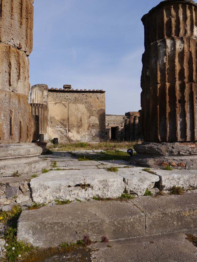 VII.8.01 Pompeii. March 2019. Looking north from top of steps on west side.
Foto Anne Kleineberg, ERC Grant 681269 DÉCOR.
