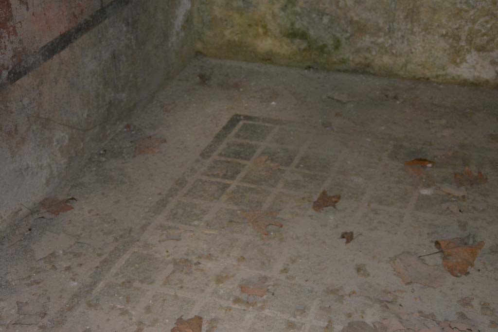 VII.16.17-22 Pompeii. October 2018. Room 24, detail of flooring in north-east corner.
Foto Annette Haug, ERC Grant 681269 DCOR.
