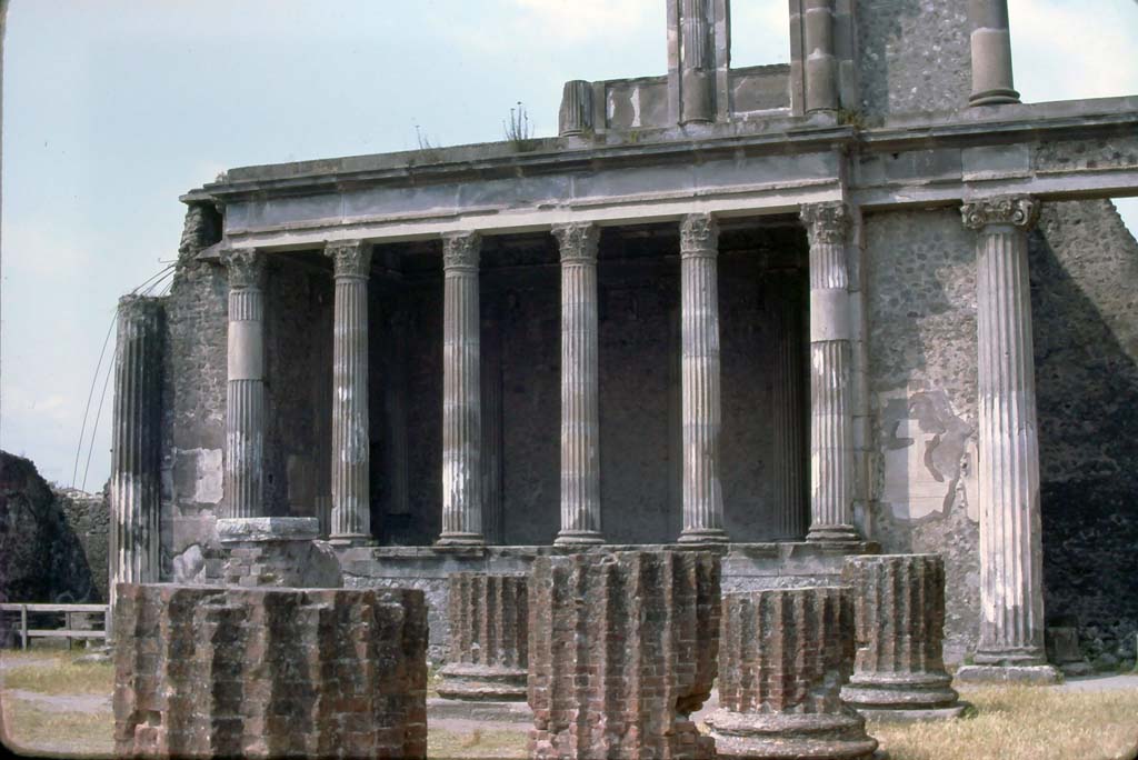 VIII.1.1 Pompeii. July 1980. West end. Photo courtesy of Rick Bauer, from Dr George Fay’s slides collection.