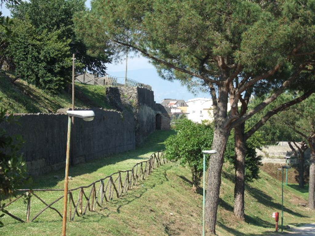 Tower V, City Walls and outside of Ampitheatre