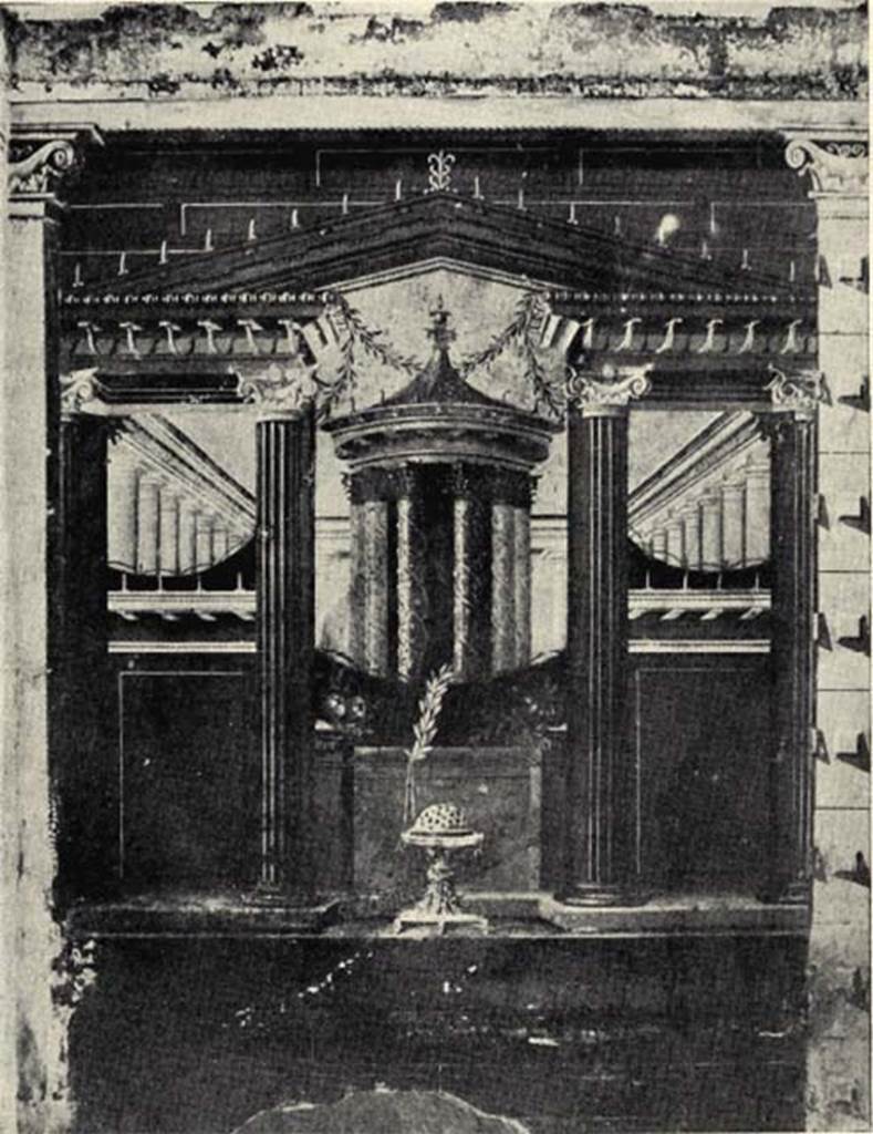 Villa of P Fannius Synistor at Boscoreale. 1903. Room M, cubiculum alcove east wall. See Sambon A, 1903. Les Fresques de Boscoreale. Paris and Naples: Canessa. 45, p. 24.