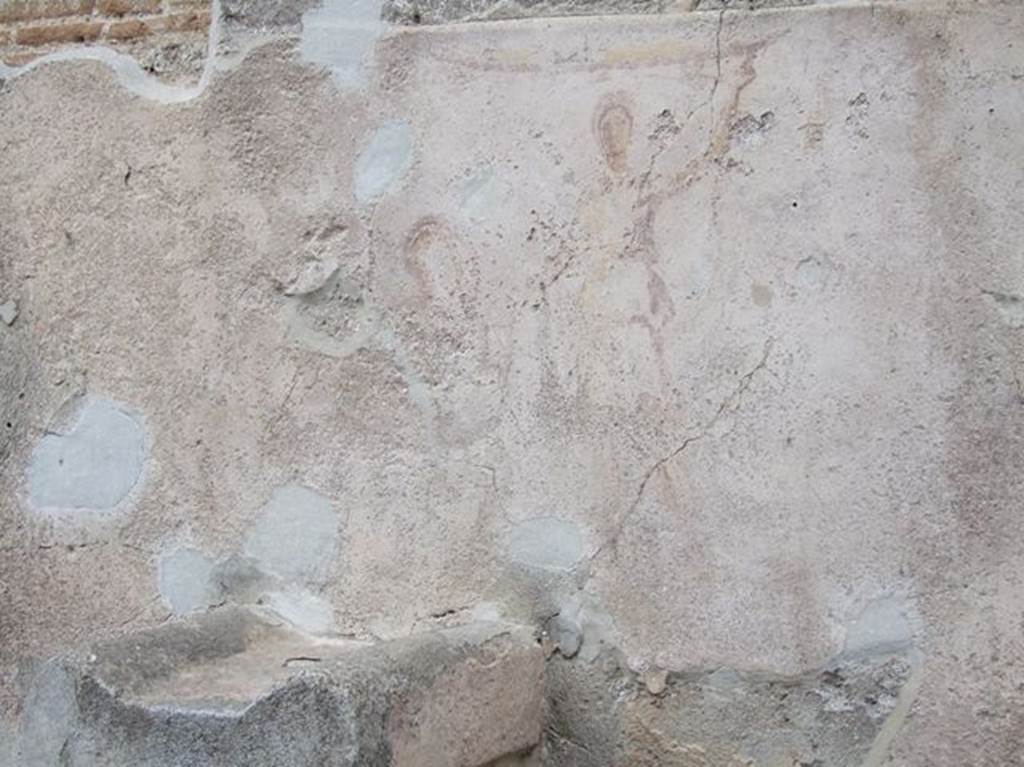 Painting above street altar on west side wall of I.11.1. December 2006.