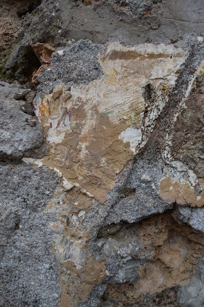 Pompeii street altar outside IX.11.1. March 2018. Portion of remaining painted plaster above altar.
Foto Taylor Lauritsen, ERC Grant 681269 DÉCOR.