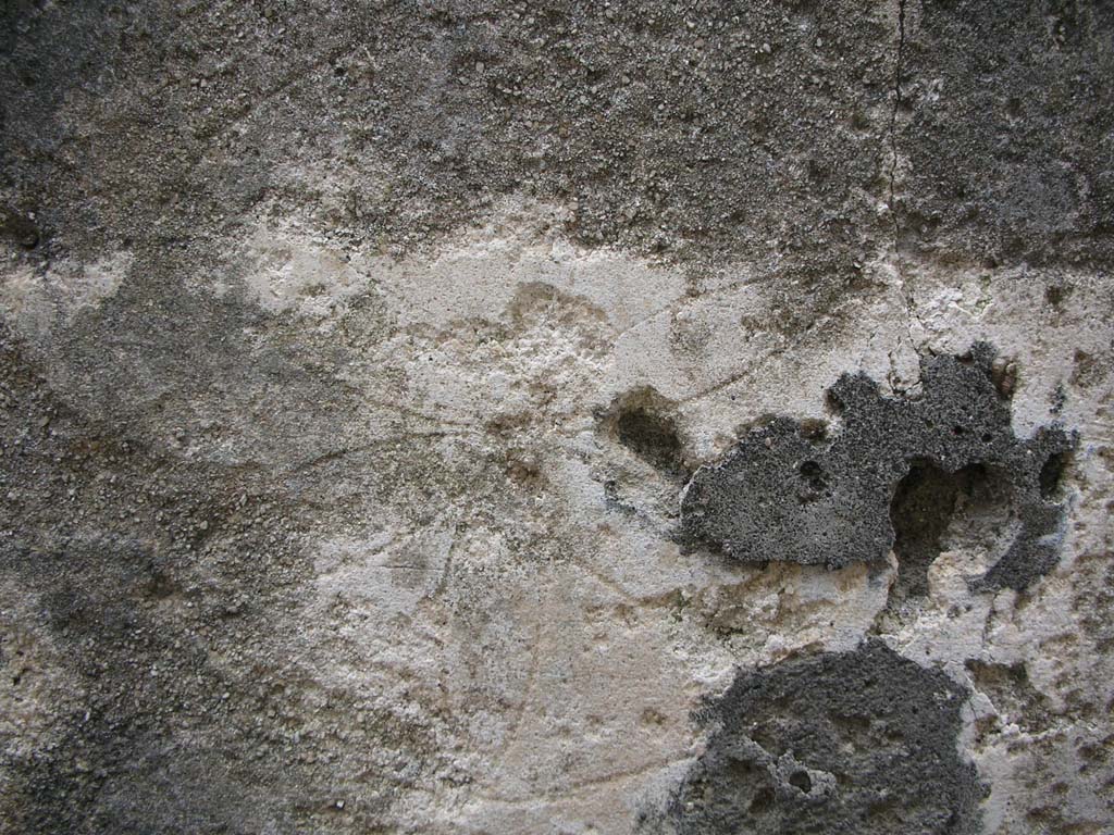 Porta Ercolano or Herculaneum Gate, Pompeii. May 2010. 
Geometric decoration from west wall at north end of east side. Photo courtesy of Ivo van der Graaff.