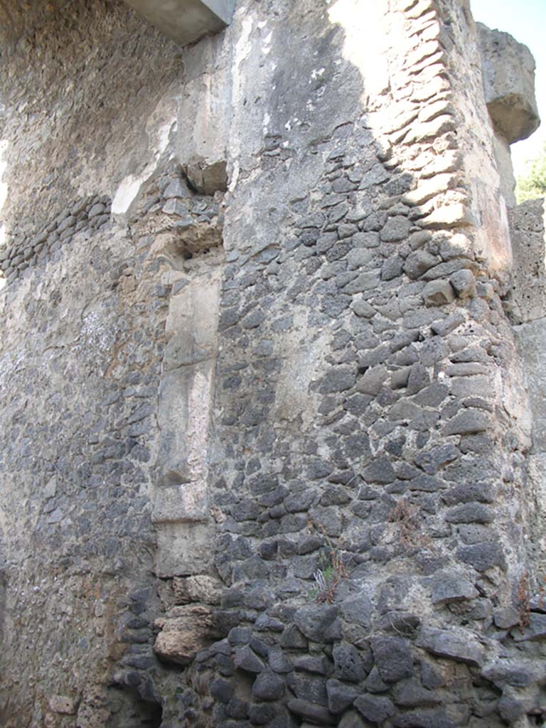 Porta di Nocera or Nuceria Gate, Pompeii. May 2010. 
East side of gate, looking north. Photo courtesy of Ivo van der Graaff.