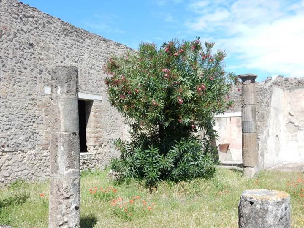 VII.7.2 Pompeii, May 2018. Looking north-west across peristyle “x”. Photo courtesy of Buzz Ferebee.