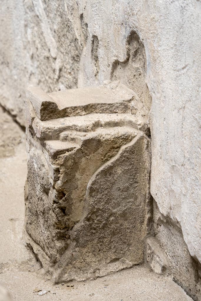 IX.12.6 Pompeii. July 2024. 
Room “n1”, altar against west wall of internal garden. Photo courtesy of Johannes Eber.