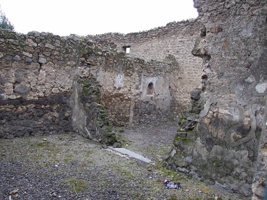 I.12.8 Pompeii.  December 2006. Room 2, on east of entrance room.