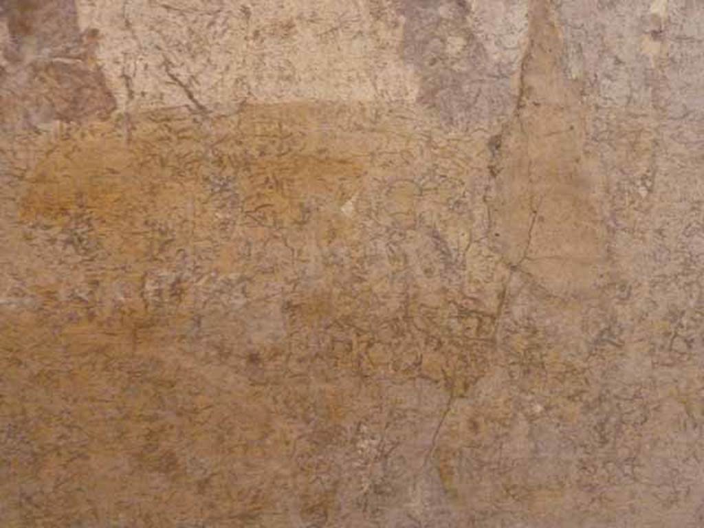 I.2.6 Pompeii.  May 2010. Detail from the wall painting of the Theft of the Palladium (Ratto del Palladio) found on the south wall of the triclinium. 
Names written under each figure. Now in Naples Archaeology Museum, inventory number: 109751