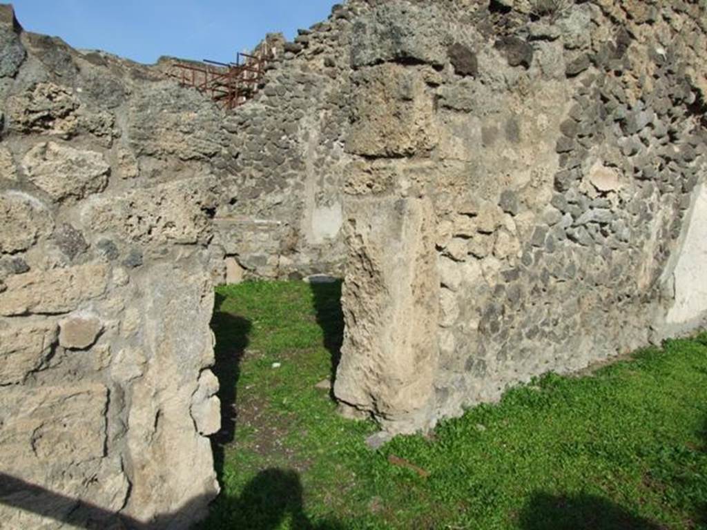 I.2.7 Pompeii. December 2007. Door on north wall leading into I.2.8.
