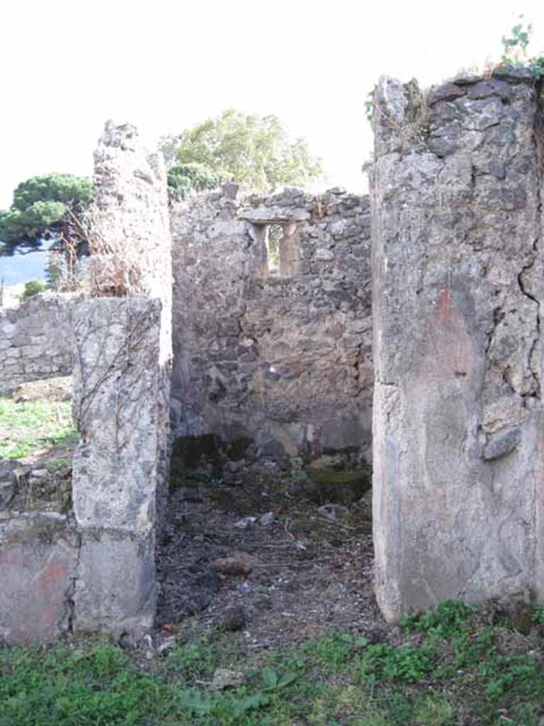 I.2.17 Pompeii. September 2010. Looking south across atrium towards doorway to room 6, cubiculum. Photo courtesy of Drew Baker.