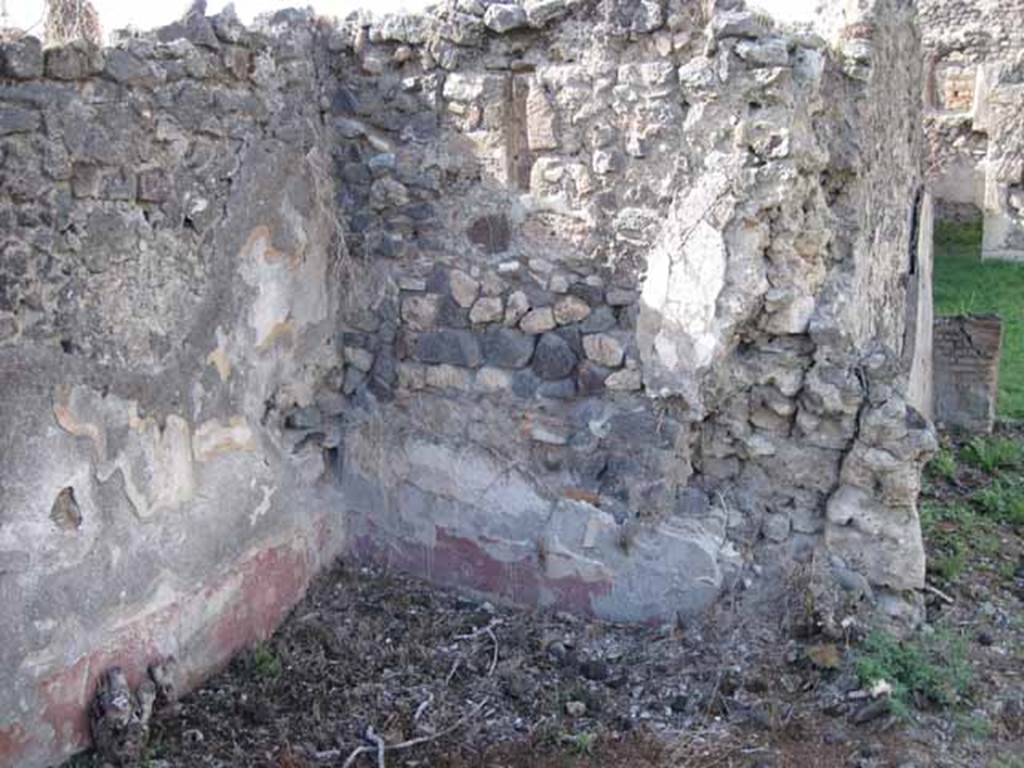 I.2.17 Pompeii. September 2010. Room 9, north-west corner. Photo courtesy of Drew Baker.