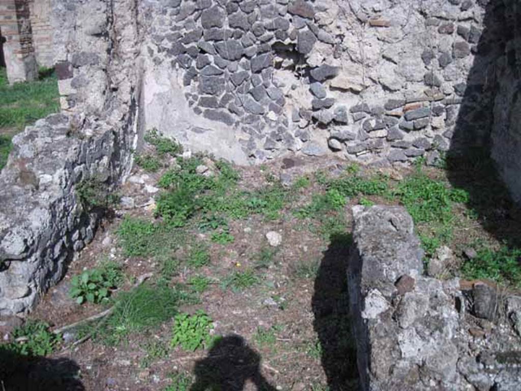 I.2.17 Pompeii. September 2010. Looking east from corridor into room 11.
Photo courtesy of Drew Baker.