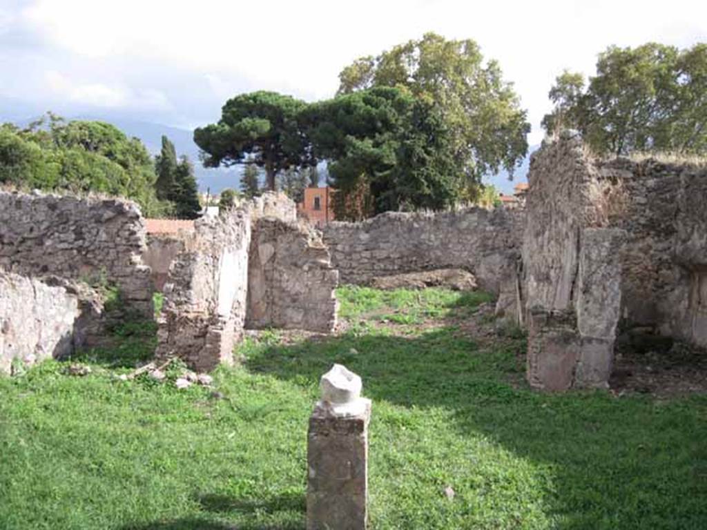 I.2.17 Pompeii. September 2010. Looking south across atrium, from end of fauces. Photo courtesy of Drew Baker