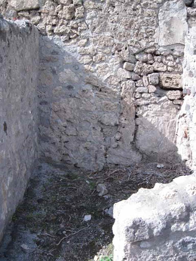 I.2.20 Pompeii. September 2010. Looking north through doorway into small room on north side of entrance. Photo courtesy of Drew Baker.