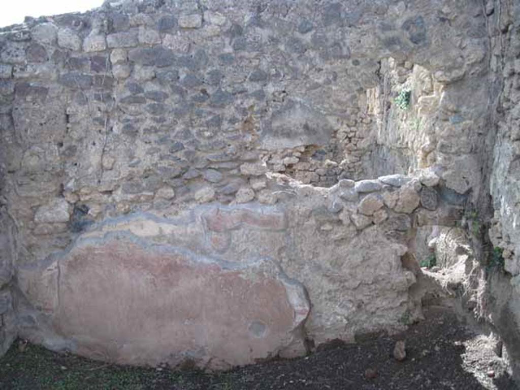 I.2.22 Pompeii. September 2010. Room 4, west wall. Photo courtesy of Drew Baker.