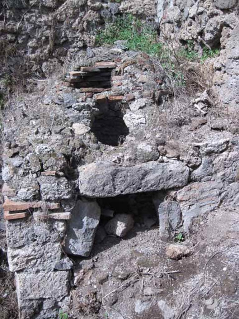 I.2.28 Pompeii. September 2010. Looking north to remains of oven in kitchen area. Photo courtesy of Drew Baker.