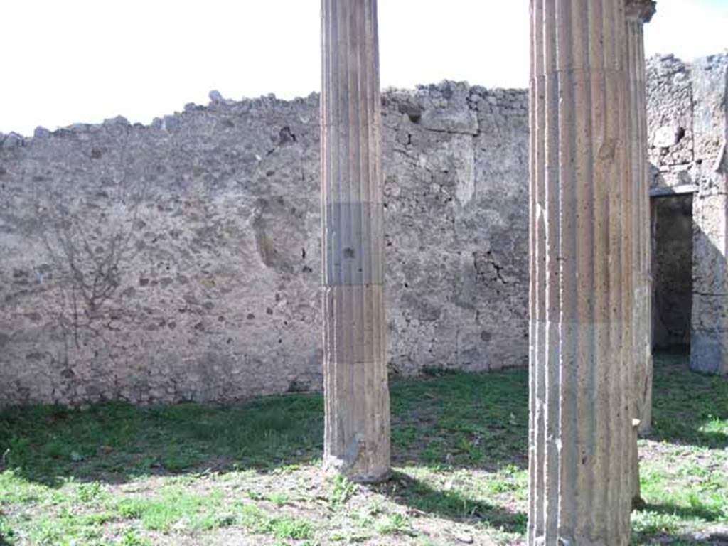 I.2.28 Pompeii. September 2010. Looking towards west wall and north-west corner of atrium. Photo courtesy of Drew Baker.