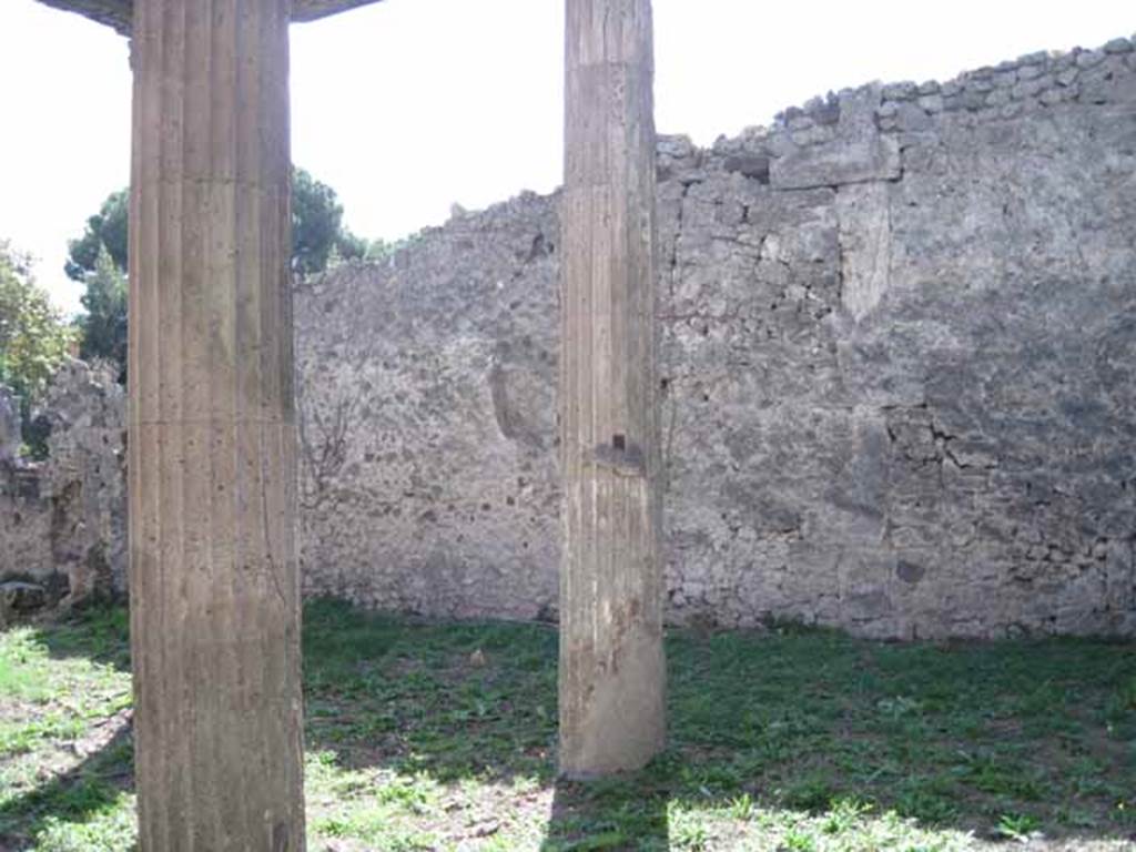 I.2.28 Pompeii. September 2010. Looking towards west wall and south-west corner of atrium. Photo courtesy of Drew Baker.