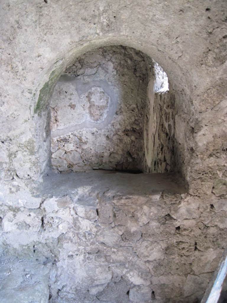 I.3.3 Pompeii. September 2010. Looking east through window in south-east corner of kitchen, towards rear storeroom. Photo courtesy of Drew Baker.