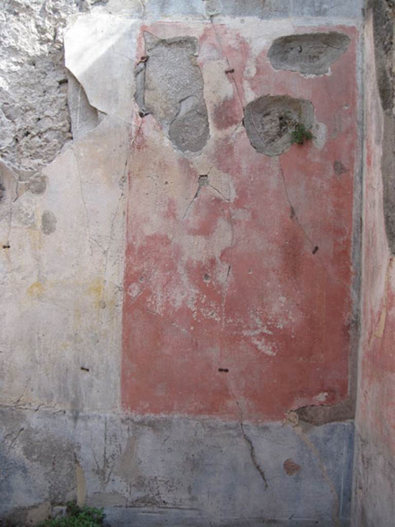 I.3.3 Pompeii. September 2010. East wall and south- east corner of triclinium. Photo courtesy of Drew Baker.