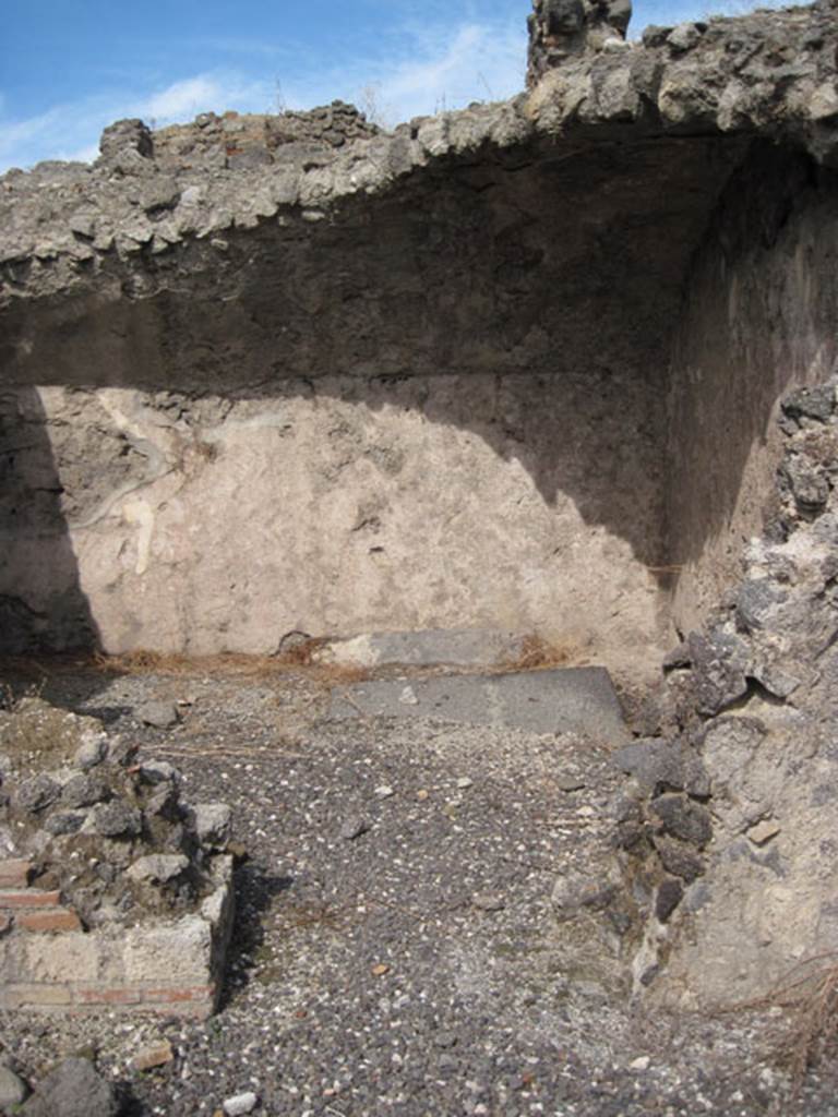 I.3.6 Pompeii. September 2010. Looking north through doorway into vaulted room on north side of entrance room. Photo courtesy of Drew Baker.