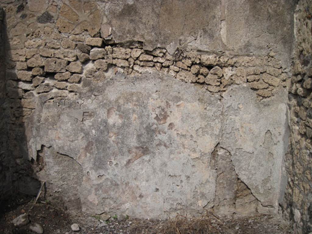 I.3.8b Pompeii. September 2010. North wall of room in north-east corner of peristyle.
Photo courtesy of Drew Baker.