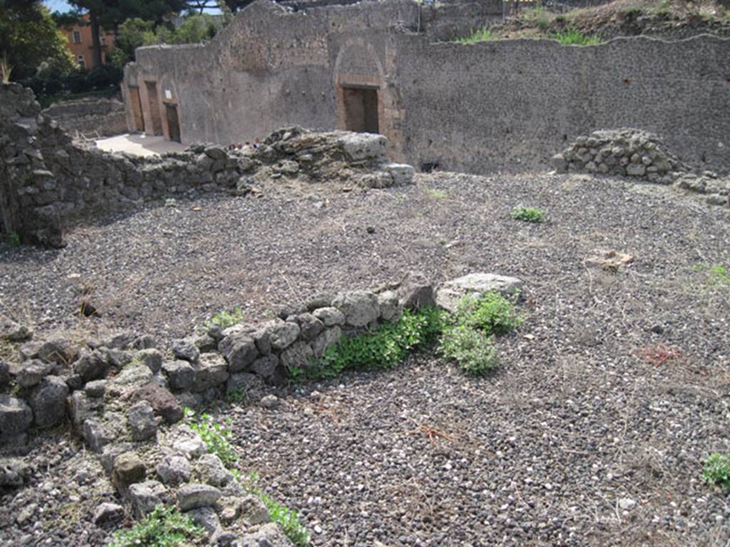 I.3.8a Pompeii. September 2010. Looking towards south-west corner of property. Photo courtesy of Drew Baker.