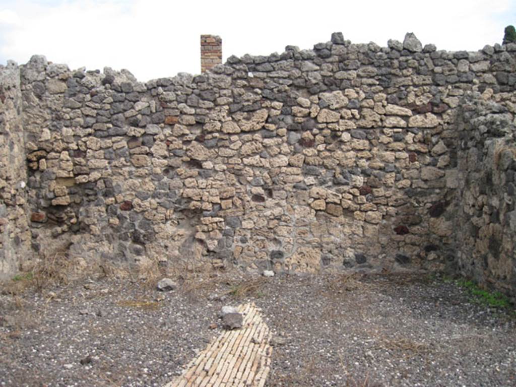 I.3.10 Pompeii. September 2010. Looking east in room at rear of property. The three rooms in the south-east corner are on the right. Photo courtesy of Drew Baker.