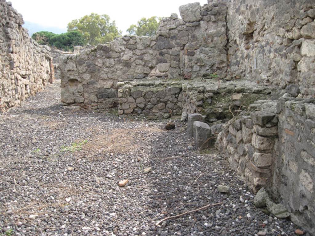I.3.15 Pompeii. September 2010. Looking south from entrance towards the south-west corner. Photo courtesy of Drew Baker.