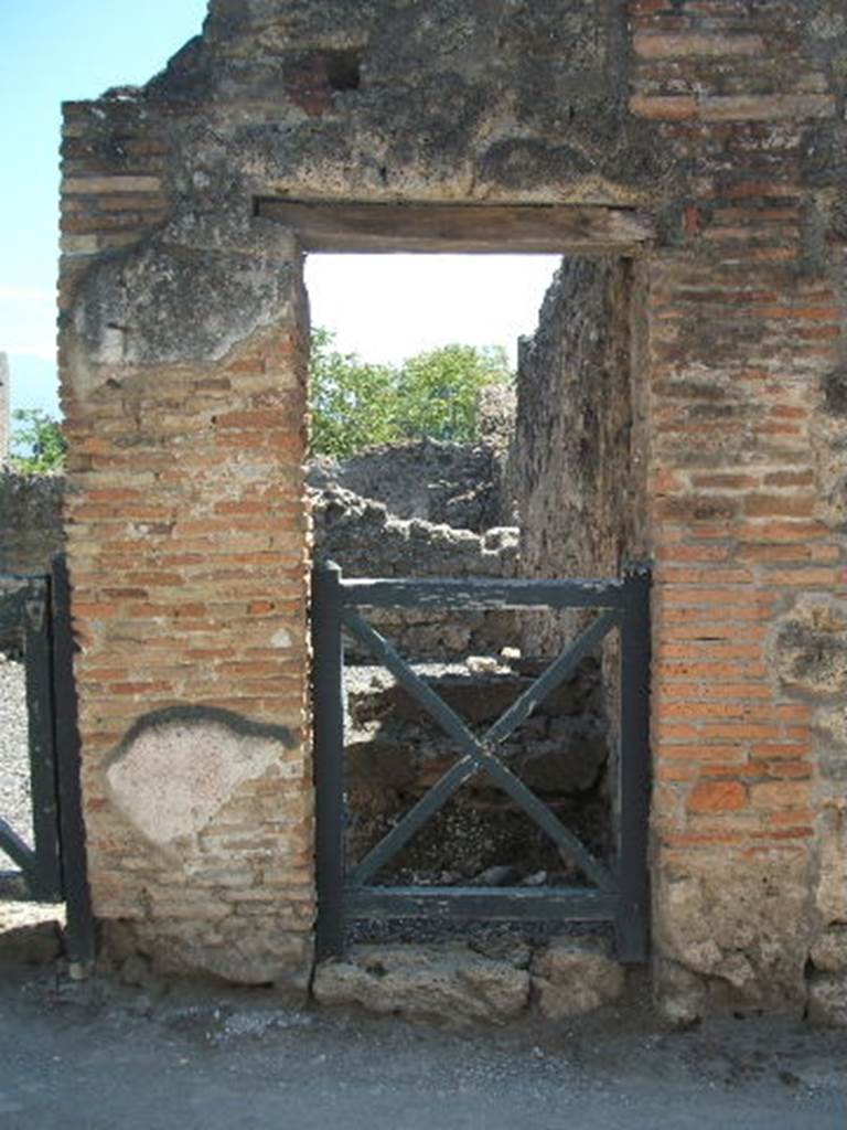 I.3.21 Pompeii. May 2005. Entrance for staircase to upper storey.