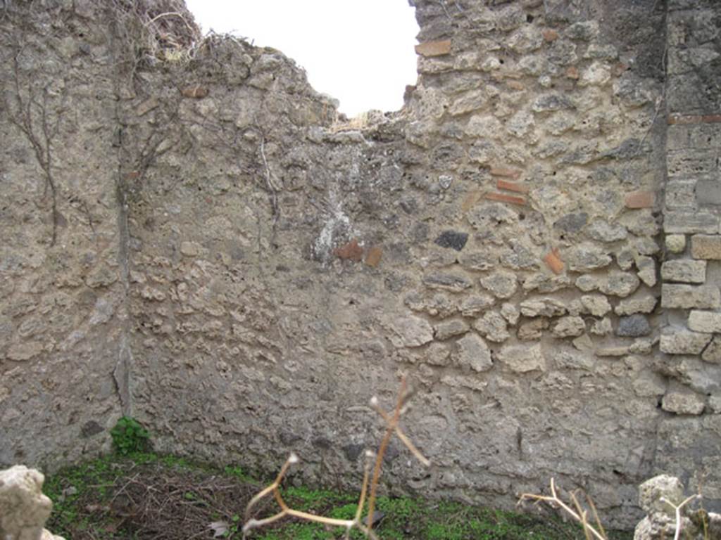 I.3.27 Pompeii. September 2010. Looking towards west wall of small room. Photo courtesy of Drew Baker.