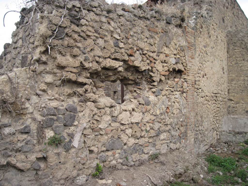 I.3.27 Pompeii. September 2010. Looking towards north wall and north-east corner. Photo courtesy of Drew Baker.