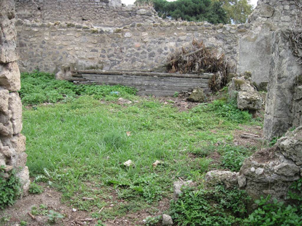 I.3.29 Pompeii. September 2010. Looking south into room 1, the atrium, from room 4 in north-west corner. Photo courtesy of Drew Baker.