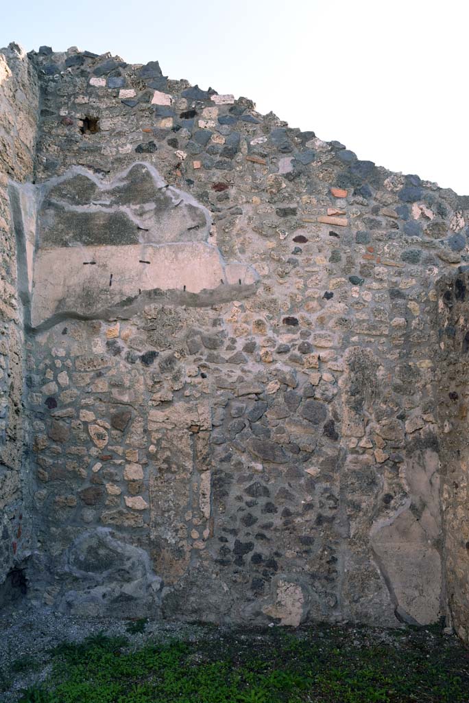 I.4.7 Pompeii. October 2019. East wall of triclinium.
Foto Tobias Busen, ERC Grant 681269 DÉCOR.