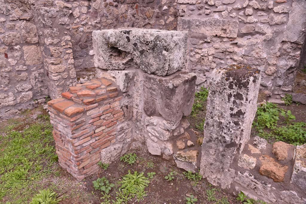 I.4.9 Pompeii. October 2019. Tablinum h, south-east corner. 
Foto Tobias Busen, ERC Grant 681269 DÉCOR.
