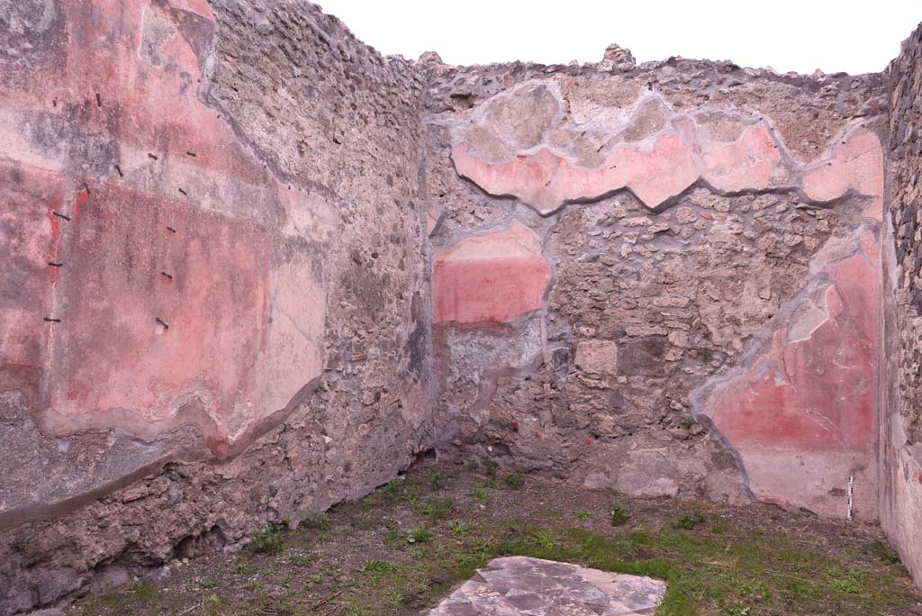 I.4.9 Pompeii. October 2019. Triclinium/oecus, m, looking north-west from doorway. 
Foto Tobias Busen, ERC Grant 681269 DÉCOR.