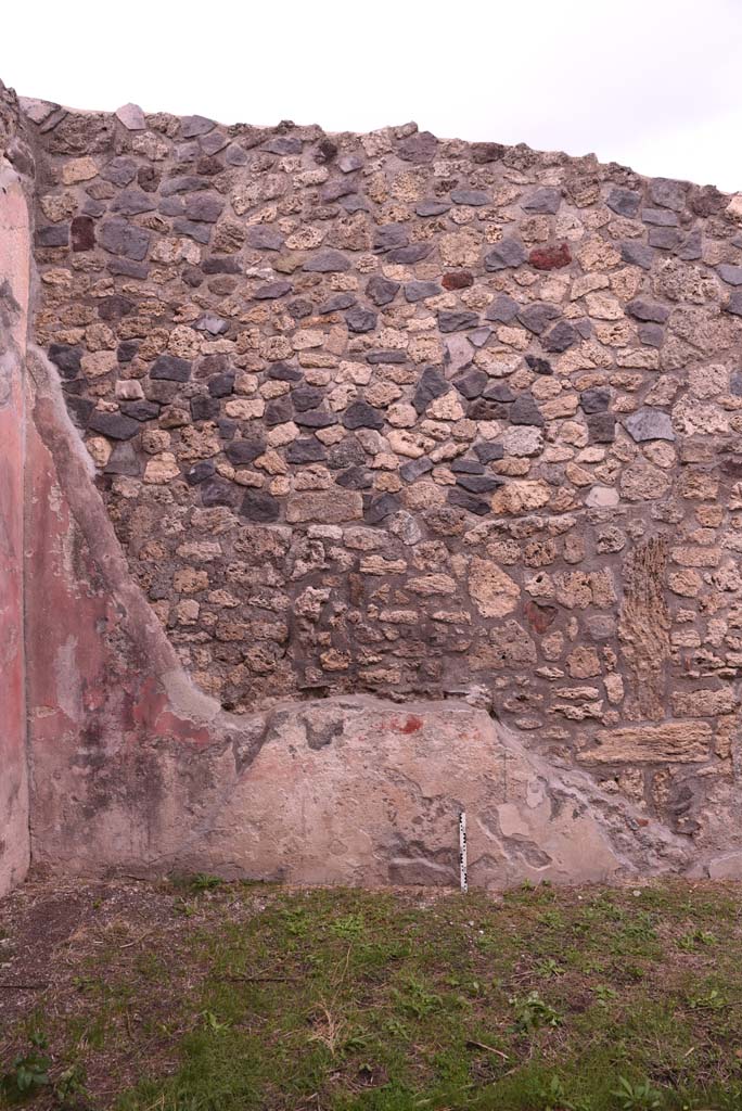 I.4.9 Pompeii. October 2019. Triclinium/oecus m, looking towards east wall at north end.
Foto Tobias Busen, ERC Grant 681269 DÉCOR.