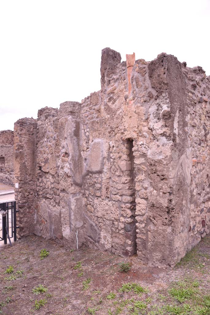 I.4.9 Pompeii. October 2019. North side of vestibule/entrance corridor/fauces. 
Foto Tobias Busen, ERC Grant 681269 DÉCOR.